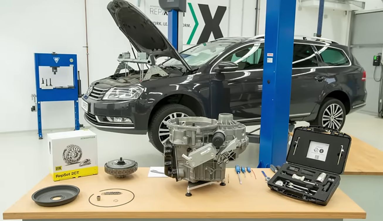 DSG kuplung cseréje a műhelyünkben