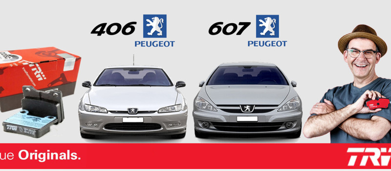 TRW GDB1432 hátsó fékbetét készlet Peugeot 406 és Peugeot 607
