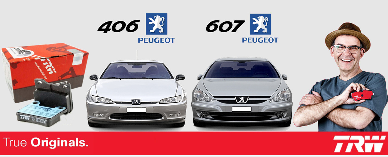TRW GDB1432 hátsó fékbetét készlet Peugeot 406 és Peugeot 607